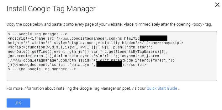 Código Javascript para instalar en Google Tag Manager en los HTML de nuestro servidor